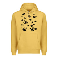 Antique Gold dalmatian dog pattern funny diy costume t shirt Premium Hoodie - linhVisuals