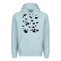 Blue Mist dalmatian dog pattern funny diy costume t shirt Premium Hoodie - linhVisuals