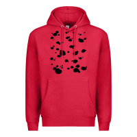 Cardinal dalmatian dog pattern funny diy costume t shirt Premium Hoodie - linhVisuals