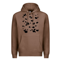 Chestnut dalmatian dog pattern funny diy costume t shirt Premium Hoodie - linhVisuals