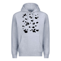 Heather Grey dalmatian dog pattern funny diy costume t shirt Premium Hoodie - linhVisuals