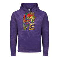 Cloud Purple juneteenth love Vintage Hoodie - BarkalooDesign