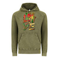 Vintage Olive juneteenth love Vintage Hoodie - BarkalooDesign