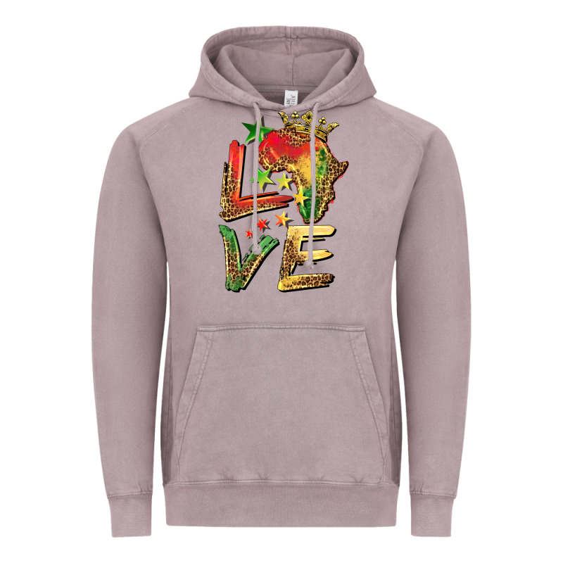 Juneteenth Love Vintage Hoodie by BarkalooDesign | Teevron