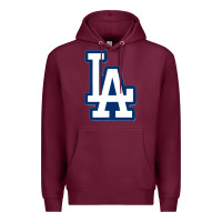 Burgundy la los angeles Premium Hoodie - linhVisuals