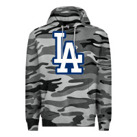 Slate Camo la los angeles Premium Hoodie - linhVisuals
