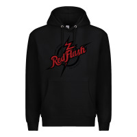 Black st. francis (pa) red flash Premium Hoodie - linhVisuals