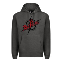 Charcoal Heather st. francis (pa) red flash Premium Hoodie - linhVisuals