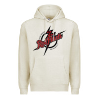 Oatmeal Heather st. francis (pa) red flash Premium Hoodie - linhVisuals