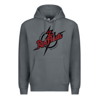 Rock st. francis (pa) red flash Premium Hoodie - linhVisuals