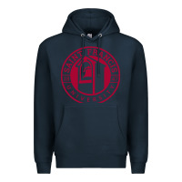 Navy st. francis (pa) red flash Premium Hoodie - linhVisuals