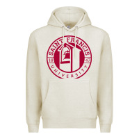 Oatmeal Heather st. francis (pa) red flash Premium Hoodie - linhVisuals