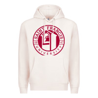 Pale Pink st. francis (pa) red flash Premium Hoodie - linhVisuals