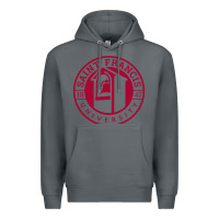 Rock st. francis (pa) red flash Premium Hoodie - linhVisuals