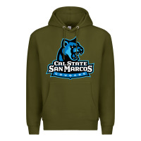 Army Green The cal state san marcos cougars Premium Hoodie - linhVisuals