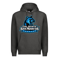 Charcoal Heather The cal state san marcos cougars Premium Hoodie - linhVisuals