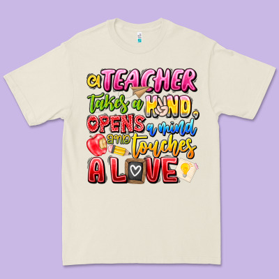 A Teacher Takes A Hand Opens A Mind And Touches A Premium Tee Designed By Cowhidedigitalart