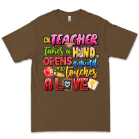 Cacao a Teacher Takes a Hand Opens a mind and Touches A Premium Tee - CowhideDigitalArt