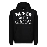 Black father of the groom t shirt wedding gift Premium Hoodie - linhVisuals