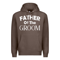 Coffee father of the groom t shirt wedding gift Premium Hoodie - linhVisuals