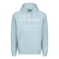 Blue Mist first responder  definition design Premium Hoodie - linhVisuals