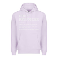 Lilac first responder  definition design Premium Hoodie - linhVisuals