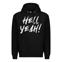 Black hell yeah! Premium Hoodie - linhVisuals