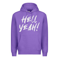 Purple hell yeah! Premium Hoodie - linhVisuals