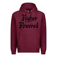Burgundy higher powered   alcoholics anonymous slogans Premium Hoodie - linhVisuals