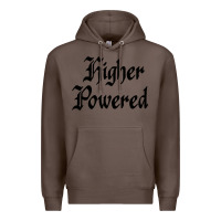 Coffee higher powered   alcoholics anonymous slogans Premium Hoodie - linhVisuals