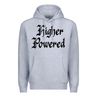 Heather Grey higher powered   alcoholics anonymous slogans Premium Hoodie - linhVisuals