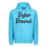 Ocean Blue higher powered   alcoholics anonymous slogans Premium Hoodie - linhVisuals