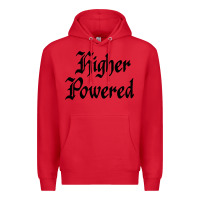 Red higher powered   alcoholics anonymous slogans Premium Hoodie - linhVisuals