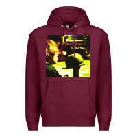 Burgundy brett dennen Premium Hoodie - linhVisuals