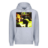 Heather Grey brett dennen Premium Hoodie - linhVisuals