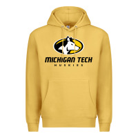 Antique Gold michigan tech Premium Hoodie - linhVisuals