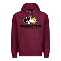 Burgundy michigan tech Premium Hoodie - linhVisuals