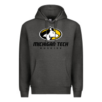 Charcoal Heather michigan tech Premium Hoodie - linhVisuals