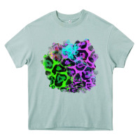 Arona Colorful Leopard patch Heavy Core Tee - RanaPortraitStore