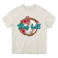 Cream play ball baseball Heavy Core Tee - BundleAndBundleShop
