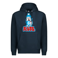 Navy slush puppie cute Premium Hoodie - linhVisuals