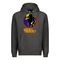 Charcoal Heather dick tracy Premium Hoodie - linhVisuals