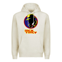 Oatmeal Heather dick tracy Premium Hoodie - linhVisuals