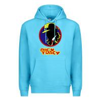 Ocean Blue dick tracy Premium Hoodie - linhVisuals