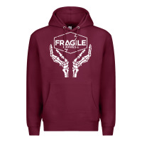 Burgundy fragile express death stranding Premium Hoodie - linhVisuals