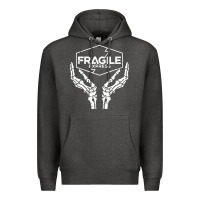 Charcoal Heather fragile express death stranding Premium Hoodie - linhVisuals