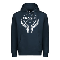 Navy fragile express death stranding Premium Hoodie - linhVisuals