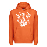 Carrot border collie dog t  shirt border collie with sunglasses cool dog t  s Premium Hoodie - linhVisuals
