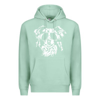 Seafoam border collie dog t  shirt border collie with sunglasses cool dog t  s Premium Hoodie - linhVisuals
