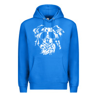 True Royal border collie dog t  shirt border collie with sunglasses cool dog t  s Premium Hoodie - linhVisuals